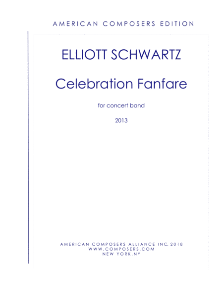 [Schwartz] Celebration Fanfare