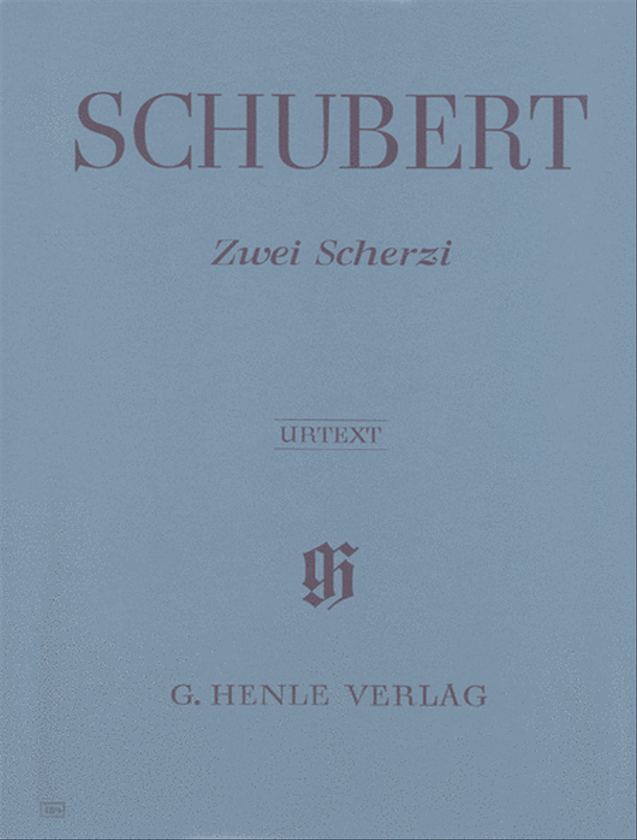 2 Scherzi B Flat Major and D Flat Major D 593 Piano Solo scores gallery preview page 1