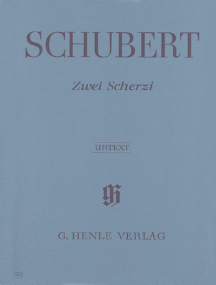 Book cover for 2 Scherzi B Flat Major and D Flat Major D 593