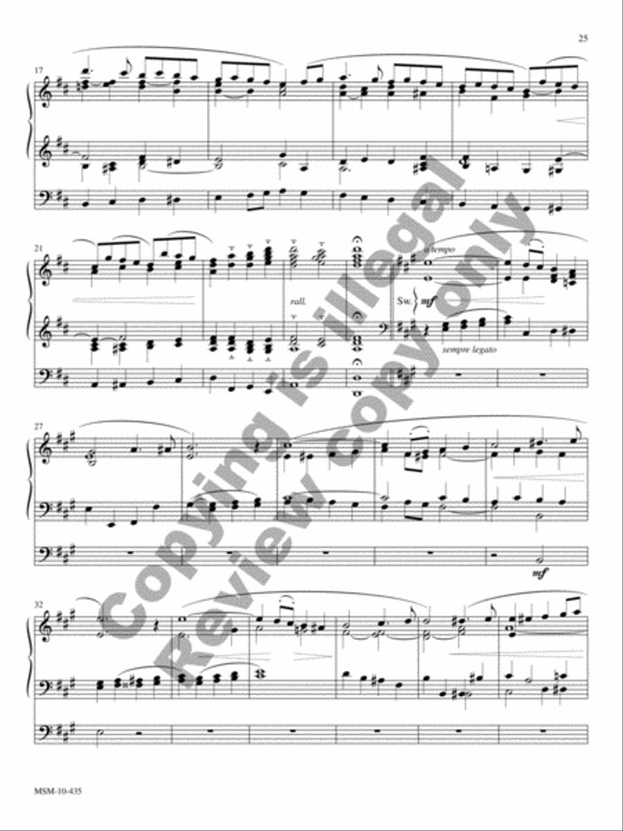 Alleluia Organ scores gallery preview page 9