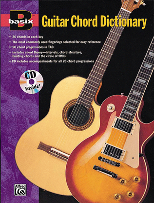 Book cover for Basix Guitar Chord Dictionary