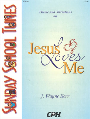 Book cover for Sunday School Tunes: Theme and Variations on Jesus Loves Me