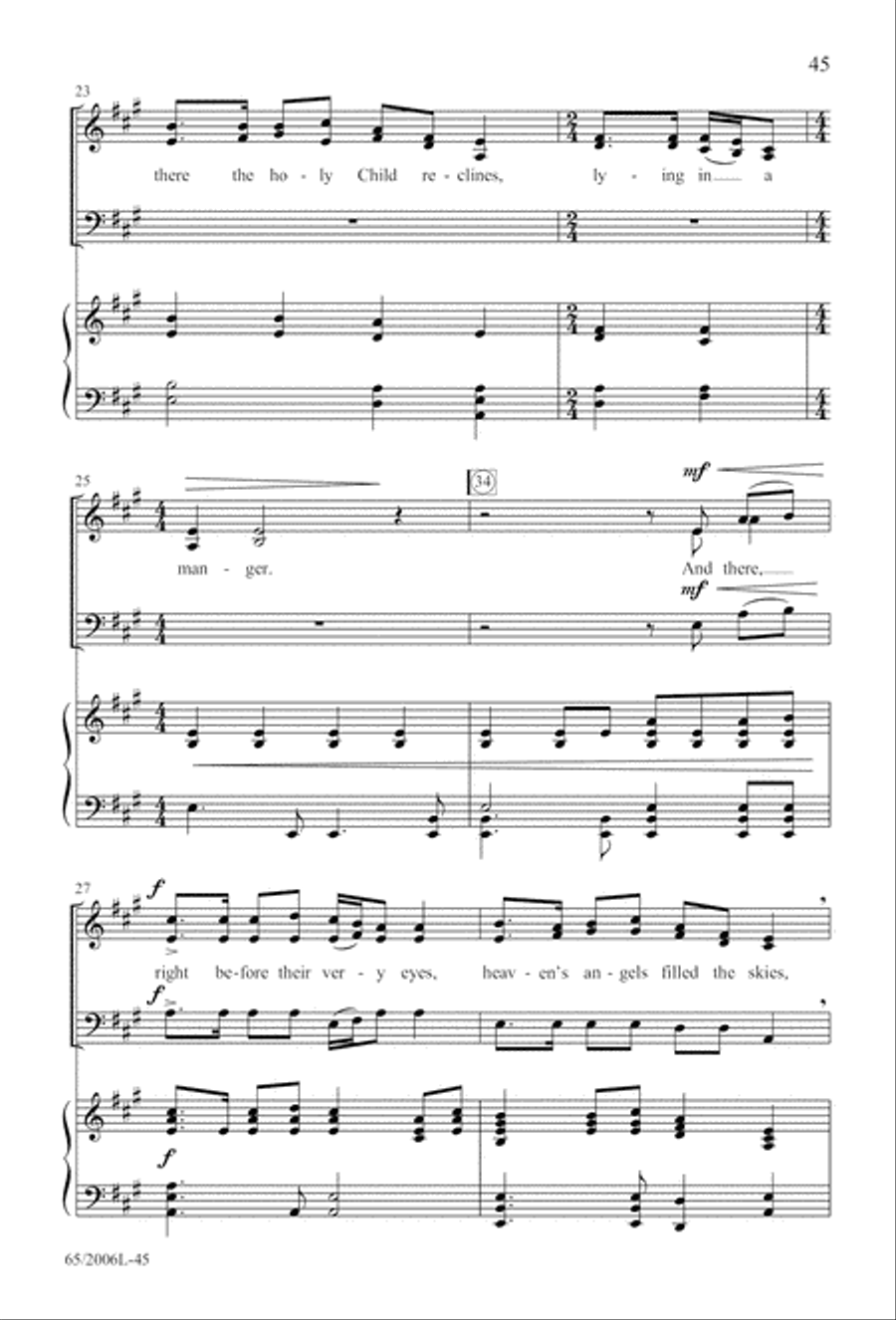 I Hear the Prophet Callin' 3-Part scores gallery preview page 46
