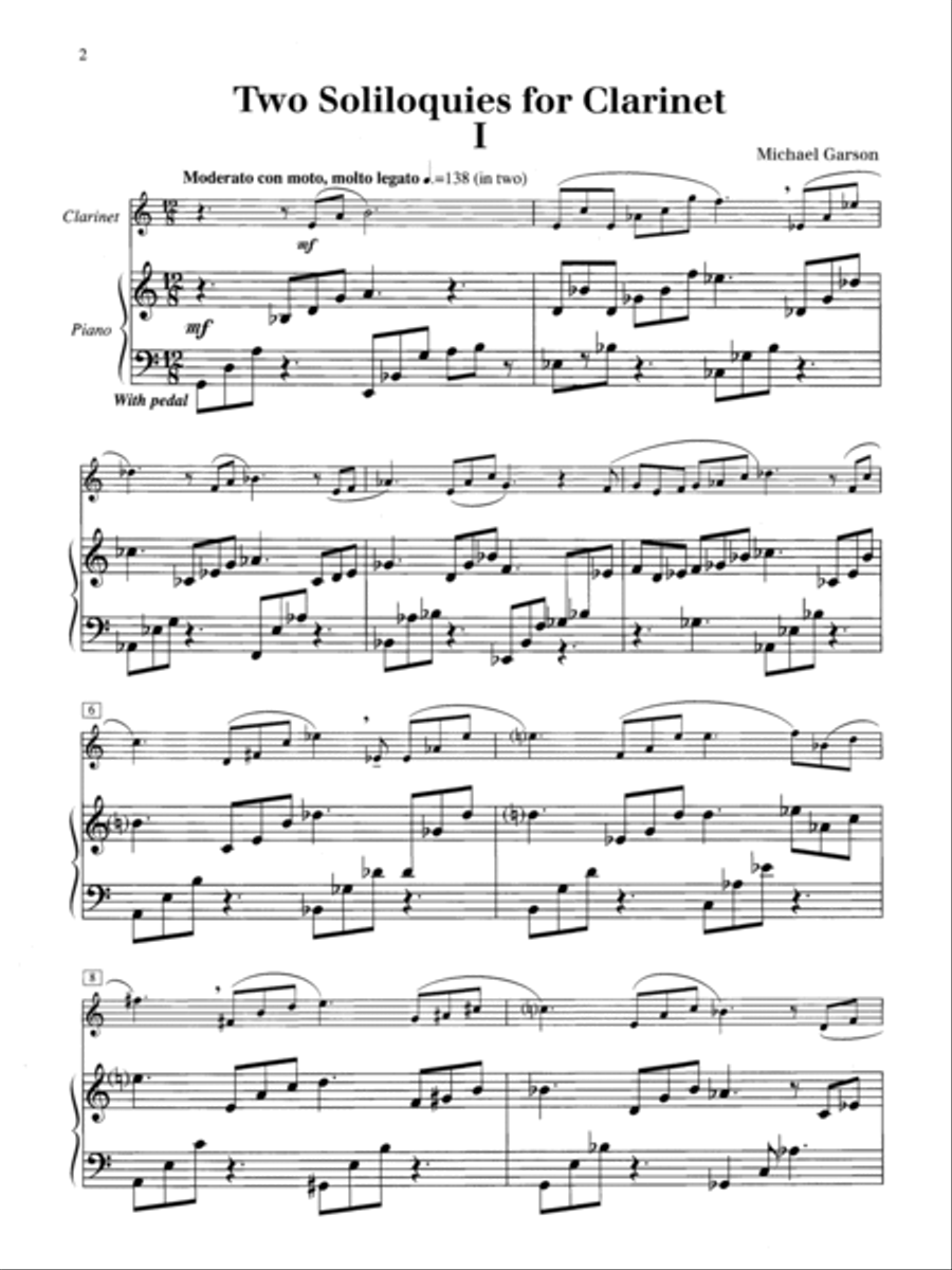 Clarinet Solos for the Performing Artist Clarinet Solo scores gallery preview page 3
