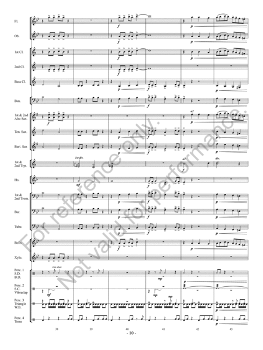 Hidden Gems Concert Band scores gallery preview page 11