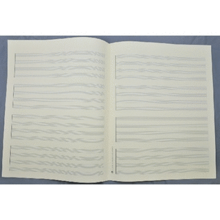 Music manuscript paper - Quartet 4x4 staves