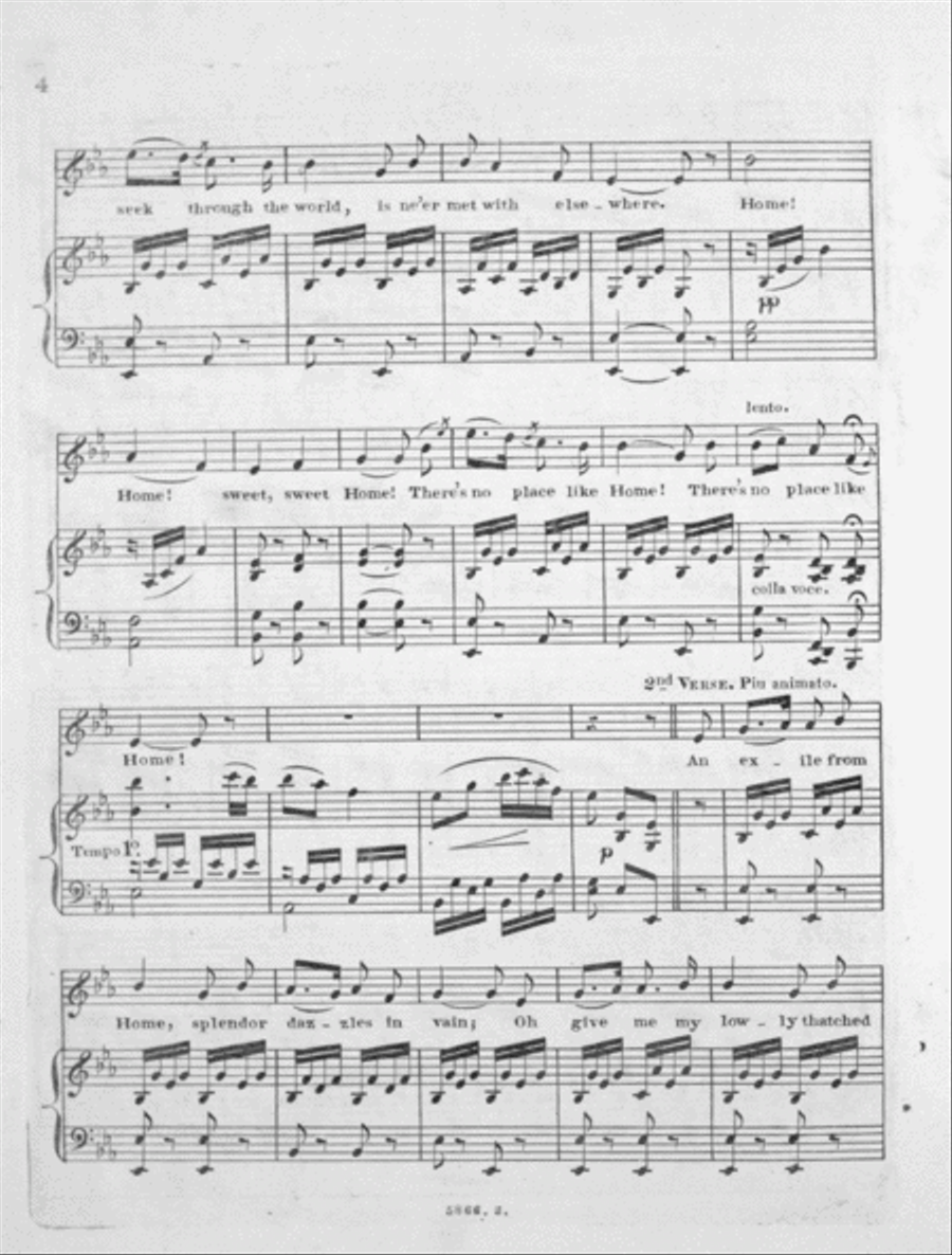Home! Sweet Home Voice scores gallery preview page 3