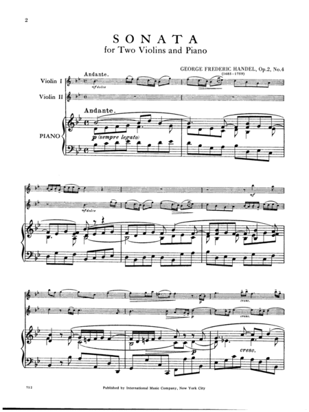 Sonata In B Flat Major, Opus 2, No. 4