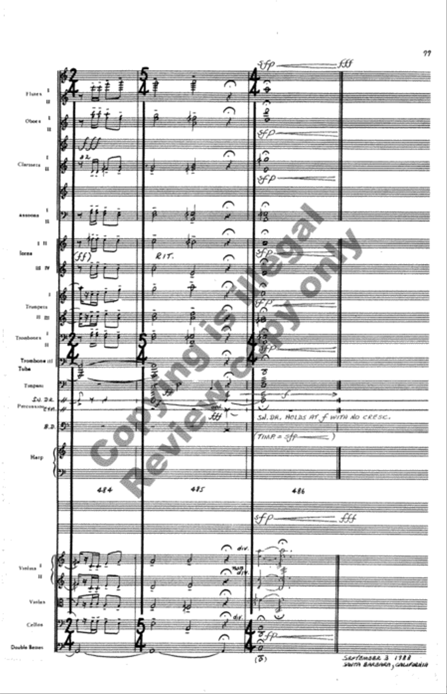 Concerto for Orchestra Full Orchestra scores gallery preview page 155