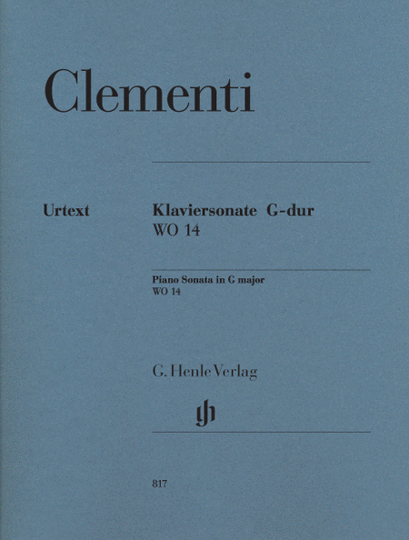 Muzio Clementi : Piano Sonata in G Major Wo 14