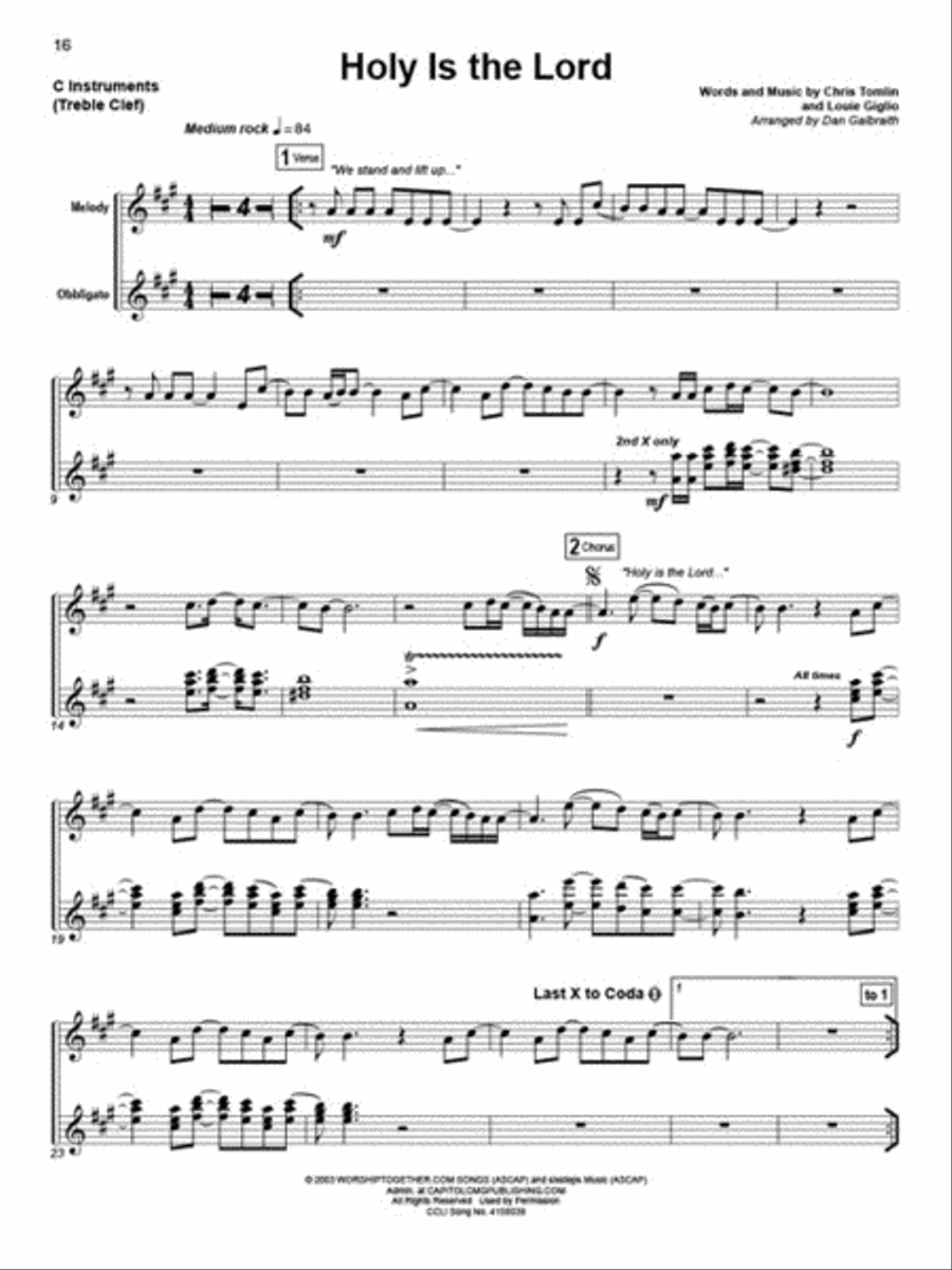 Contemporary Worship Classics Voice scores gallery preview page 4