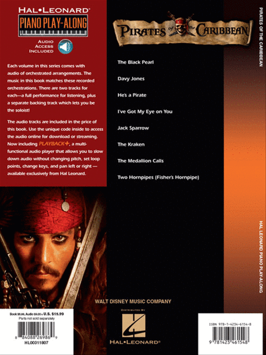 Pirates of the Caribbean Piano, Vocal, Guitar scores gallery preview page 6