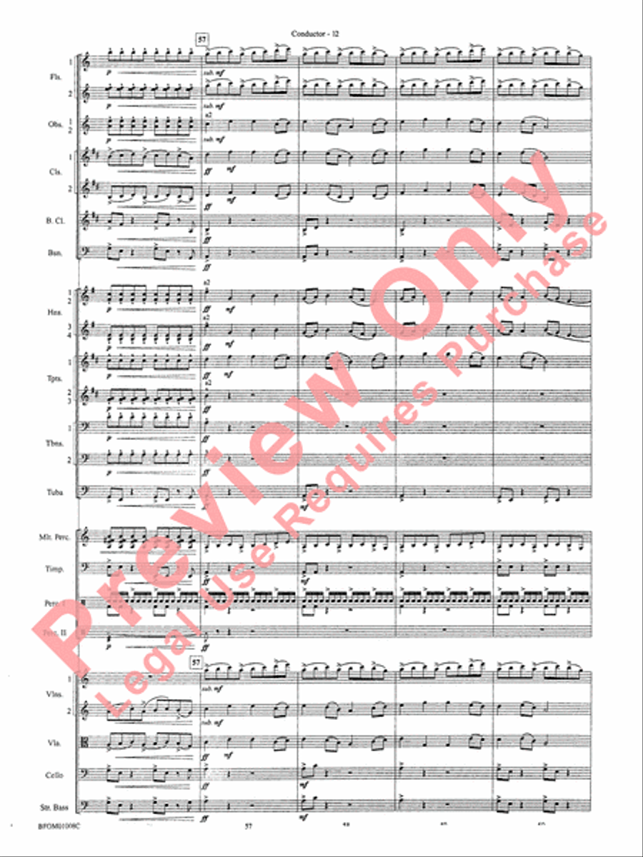 The Great Locomotive Chase Full Orchestra scores gallery preview page 19
