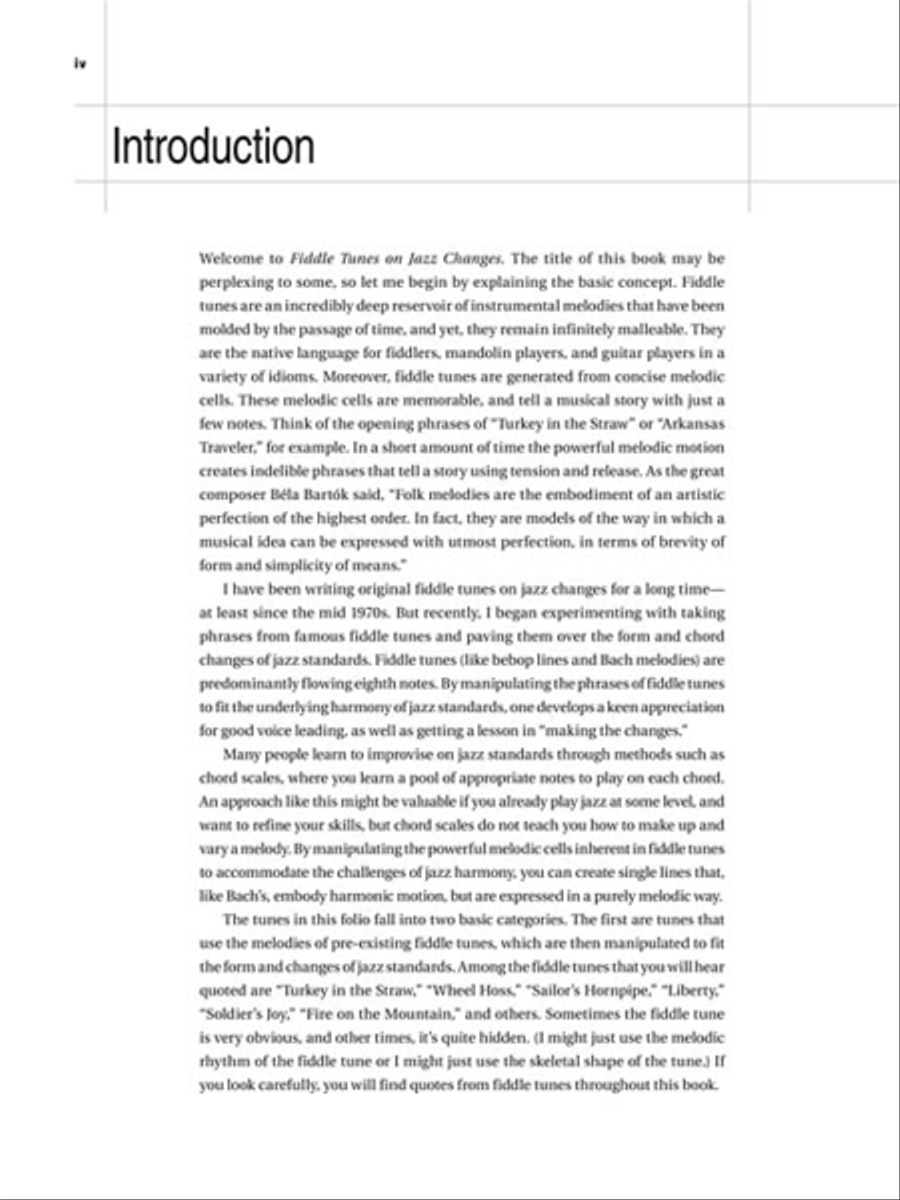 Fiddle Tunes on Jazz Changes Violin scores gallery preview page 3
