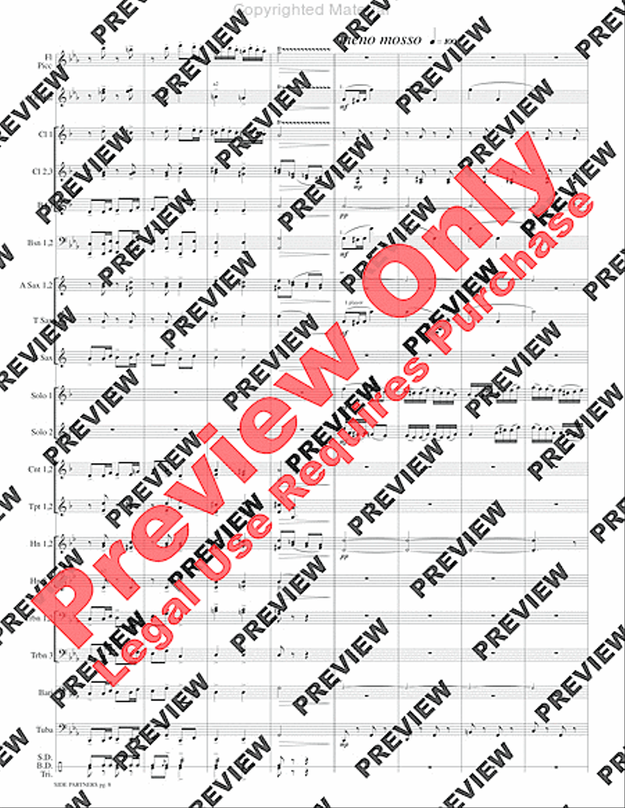 Side Partners Concert Band scores gallery preview page 11