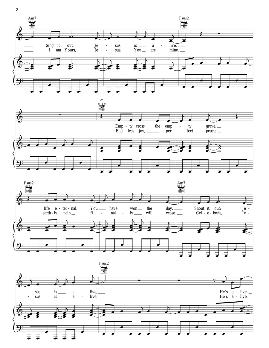 Happy Day Acoustic Guitar scores gallery preview page 2