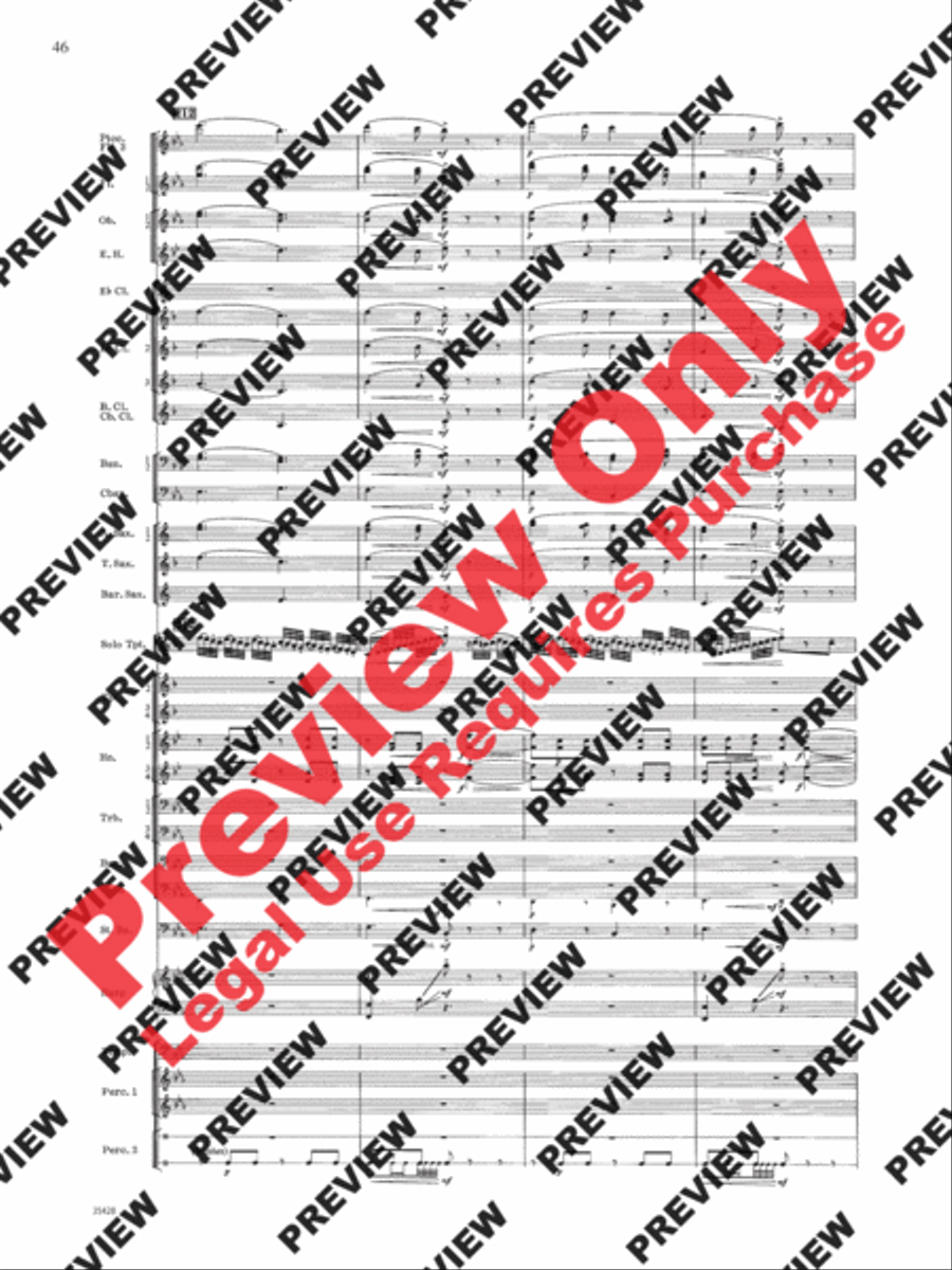 Le Carnaval de Venise Le Carnaval de Venise Concert Band scores gallery preview page 47