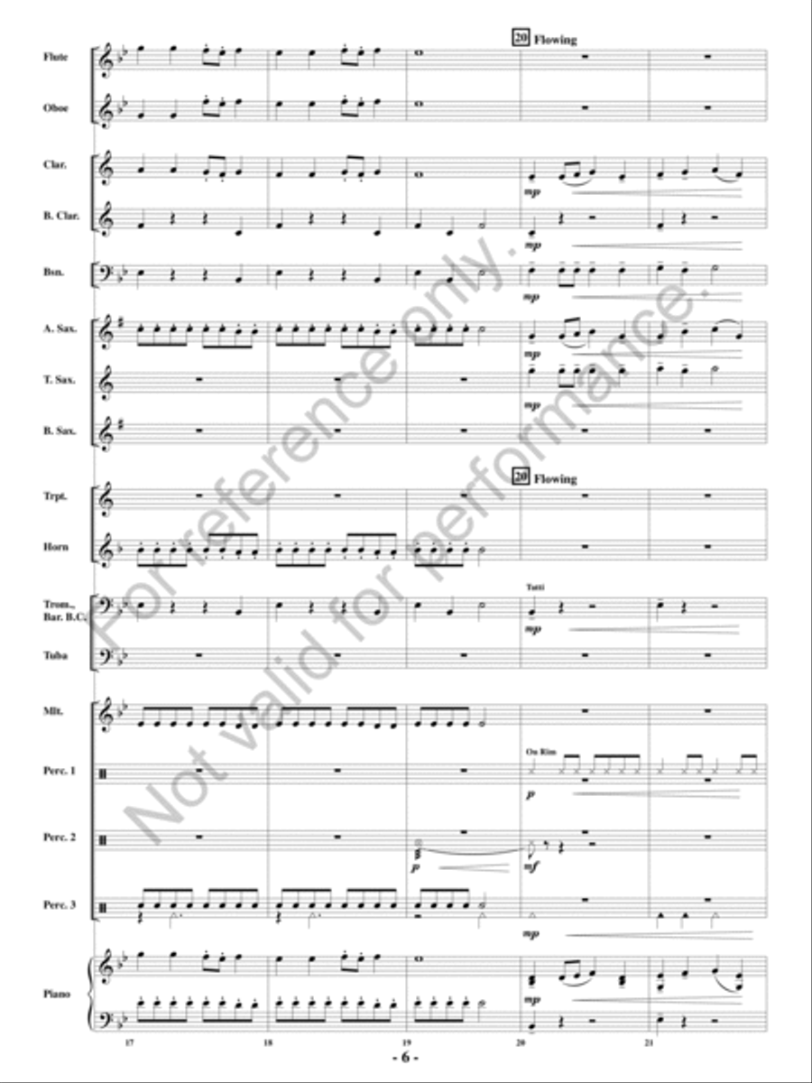 Appalachian Folk Dance Concert Band scores gallery preview page 5