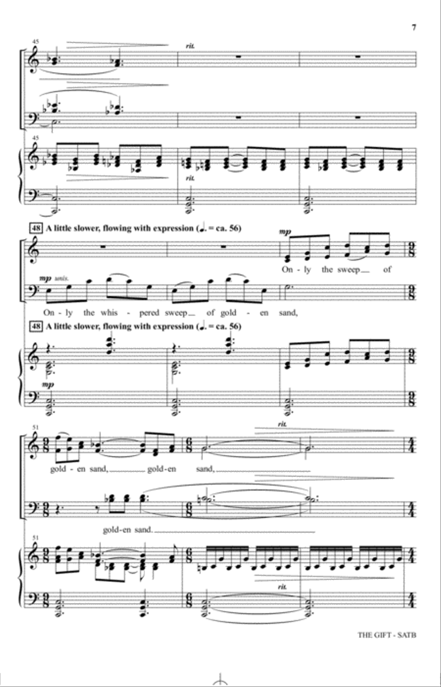 The Gift 4-Part scores gallery preview page 6