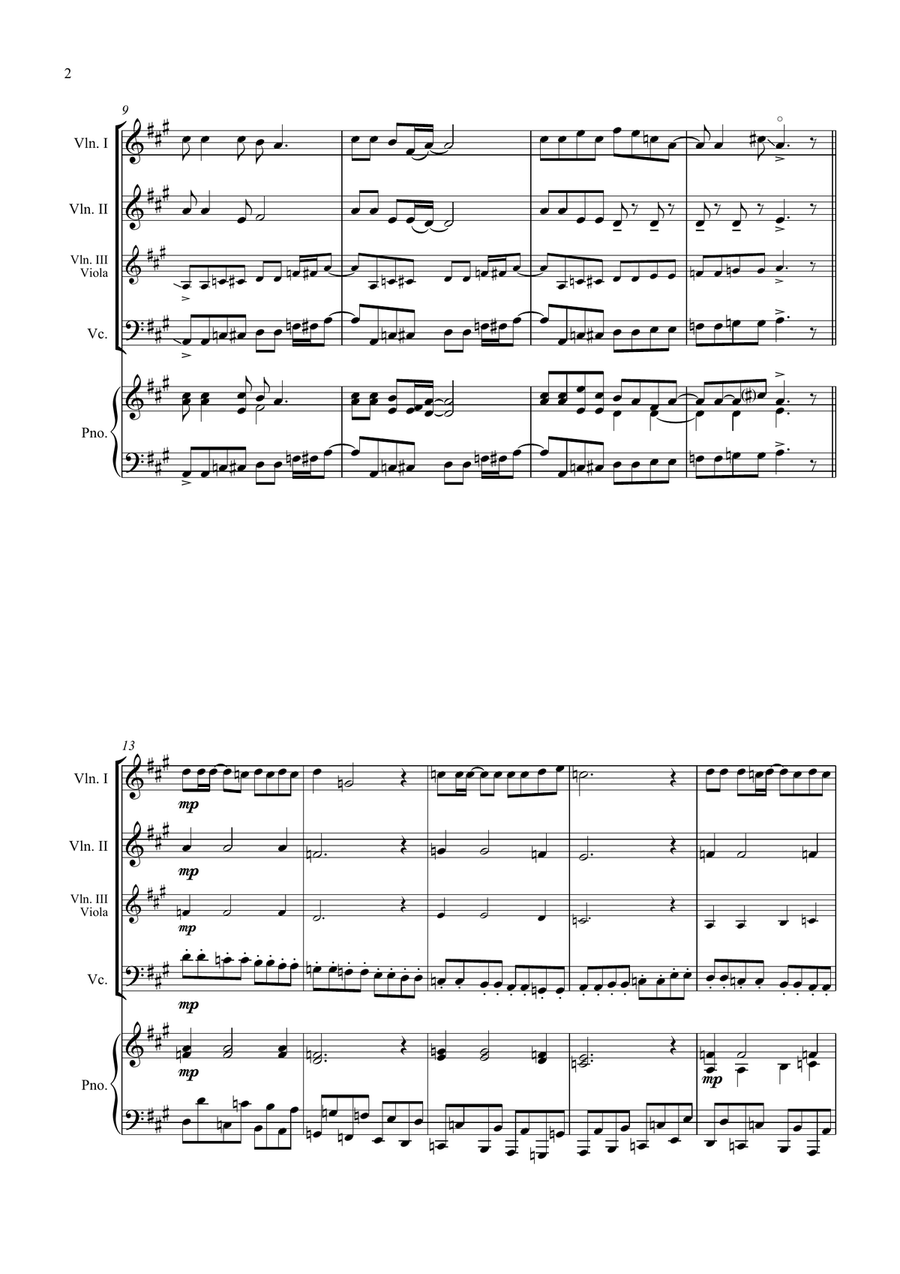 Lady Madonna Cello scores gallery preview page 2