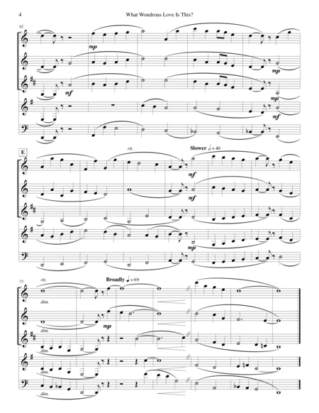 What Wondrous Love Is This? by American Folk Hymn Woodwind Quintet - Digital Sheet Music