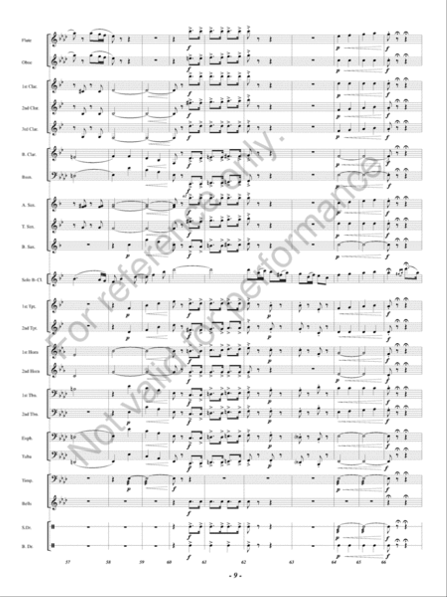 Luisa di Montfort Luisa di Montfort Concert Band scores gallery preview page 10