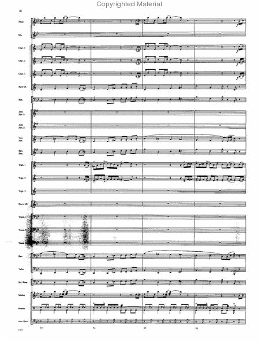 A Scott Joplin Retrospective Concert Band scores gallery preview page 17