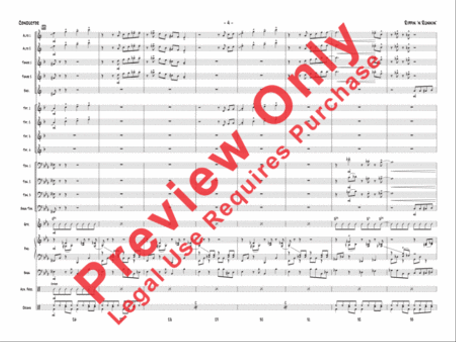Rippin' 'n Runnin' Jazz Ensemble scores gallery preview page 5