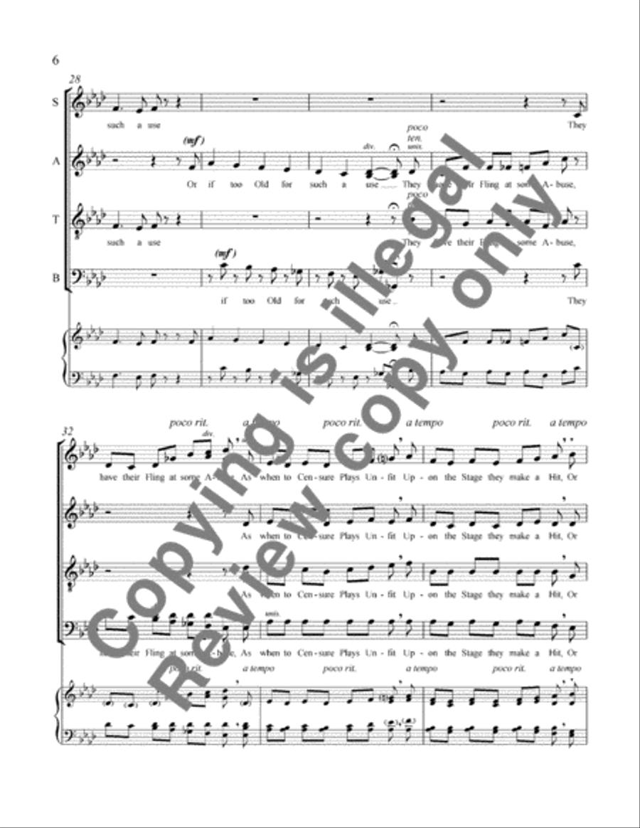 Three Bird Songs: 2. The Hen Divisi scores gallery preview page 6