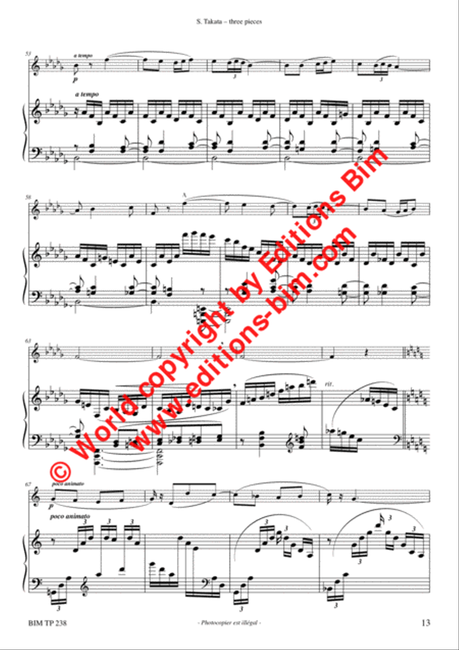 3 Pieces Cornet scores gallery preview page 9