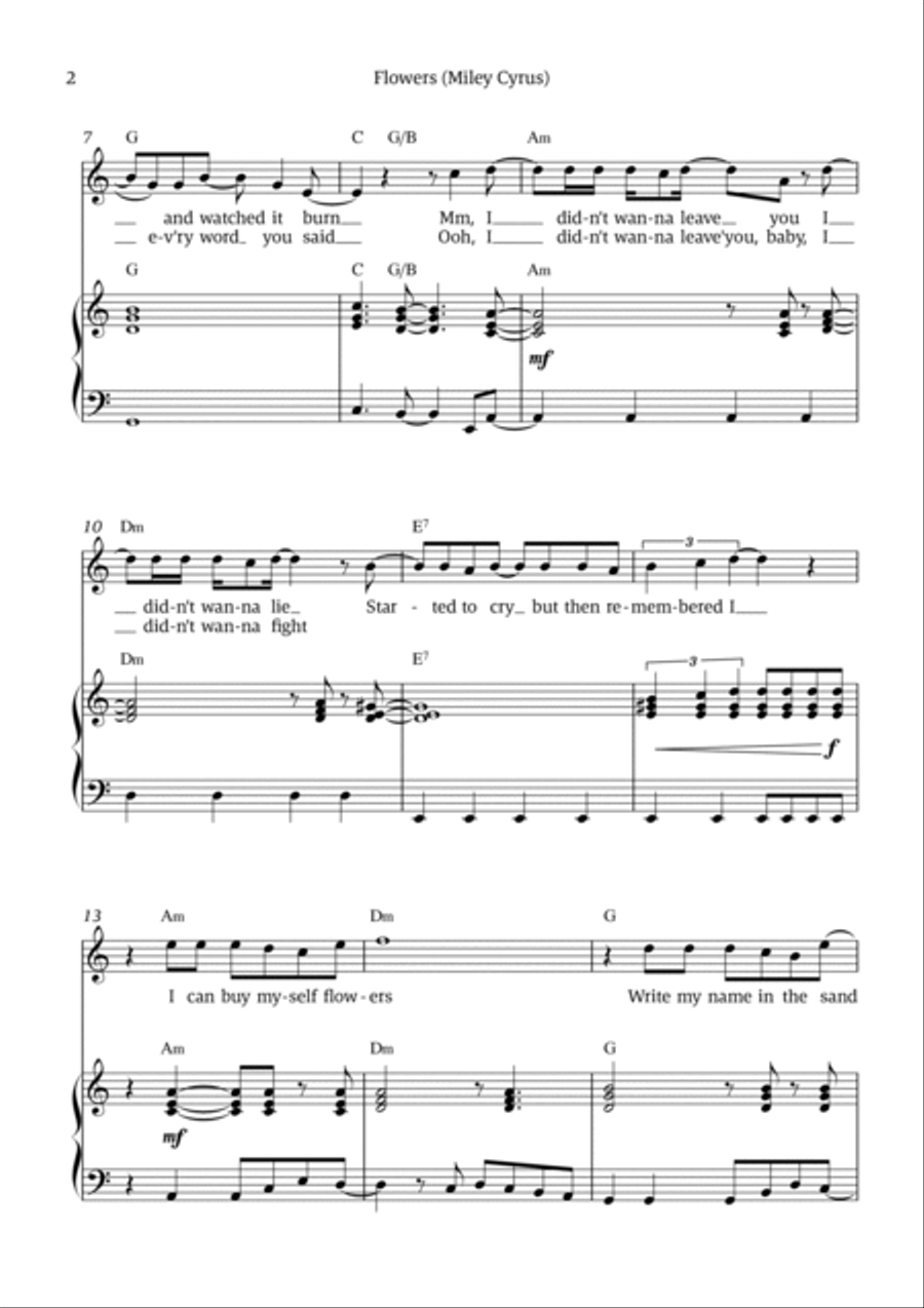 Flowers Voice scores gallery preview page 2