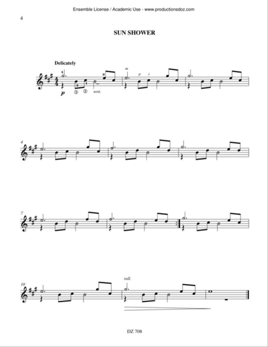 Elementary Studies, vol. 4 Classical Guitar scores gallery preview page 4