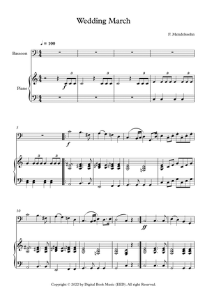 Wedding March - Felix Bartholdy Mendelssohn (Bassoon + Piano)