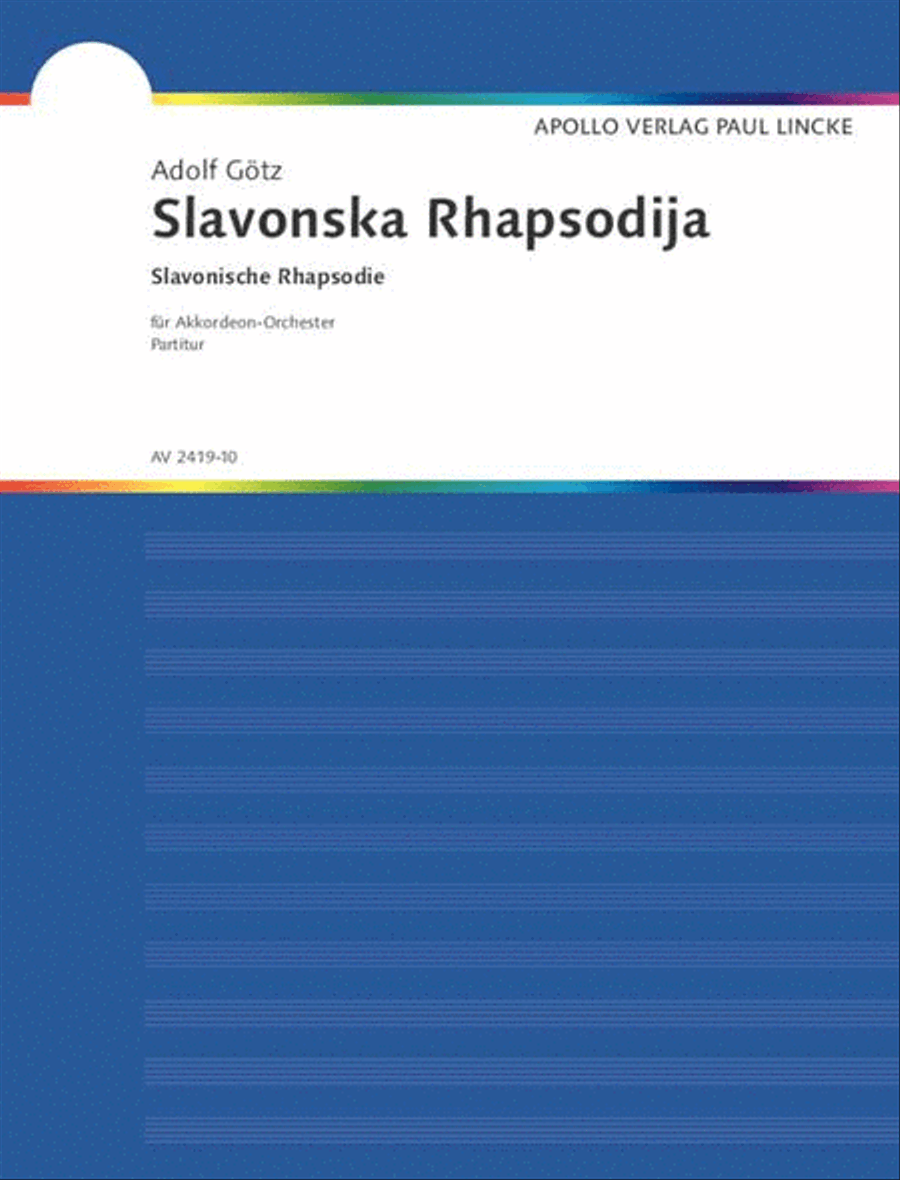 SLAVONSKA RHAPSODIJA SLAVONSKA RHAPSODIJA Accordion Orchestra scores gallery preview page 1