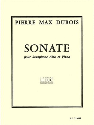 Book cover for Sonate (saxophone-alto & Piano)