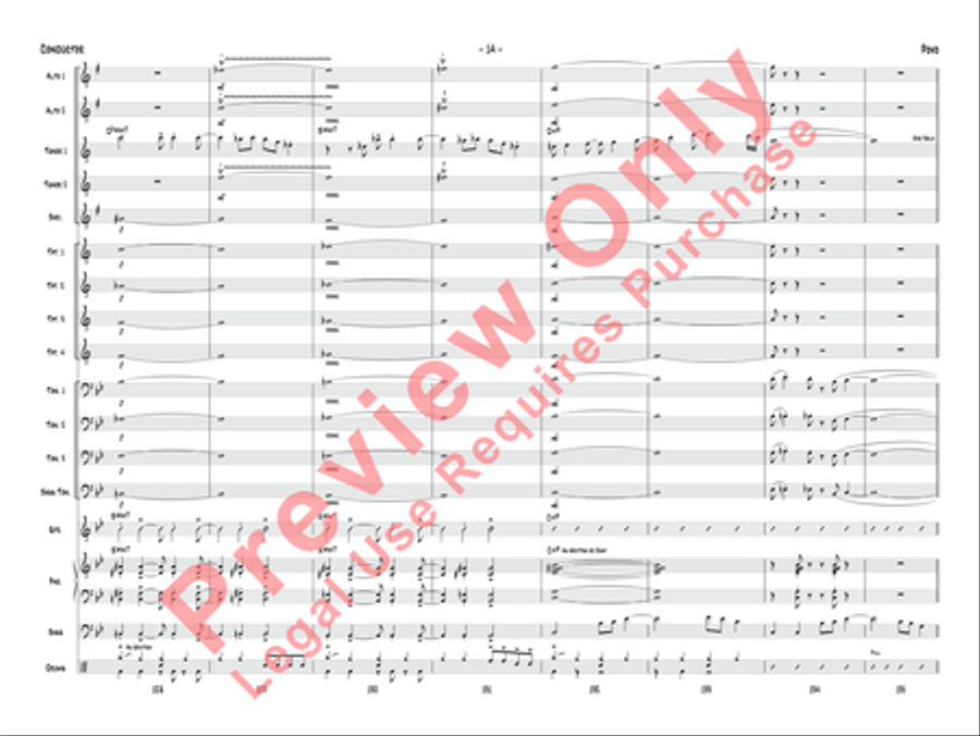 Povo Povo Jazz Ensemble scores gallery preview page 17
