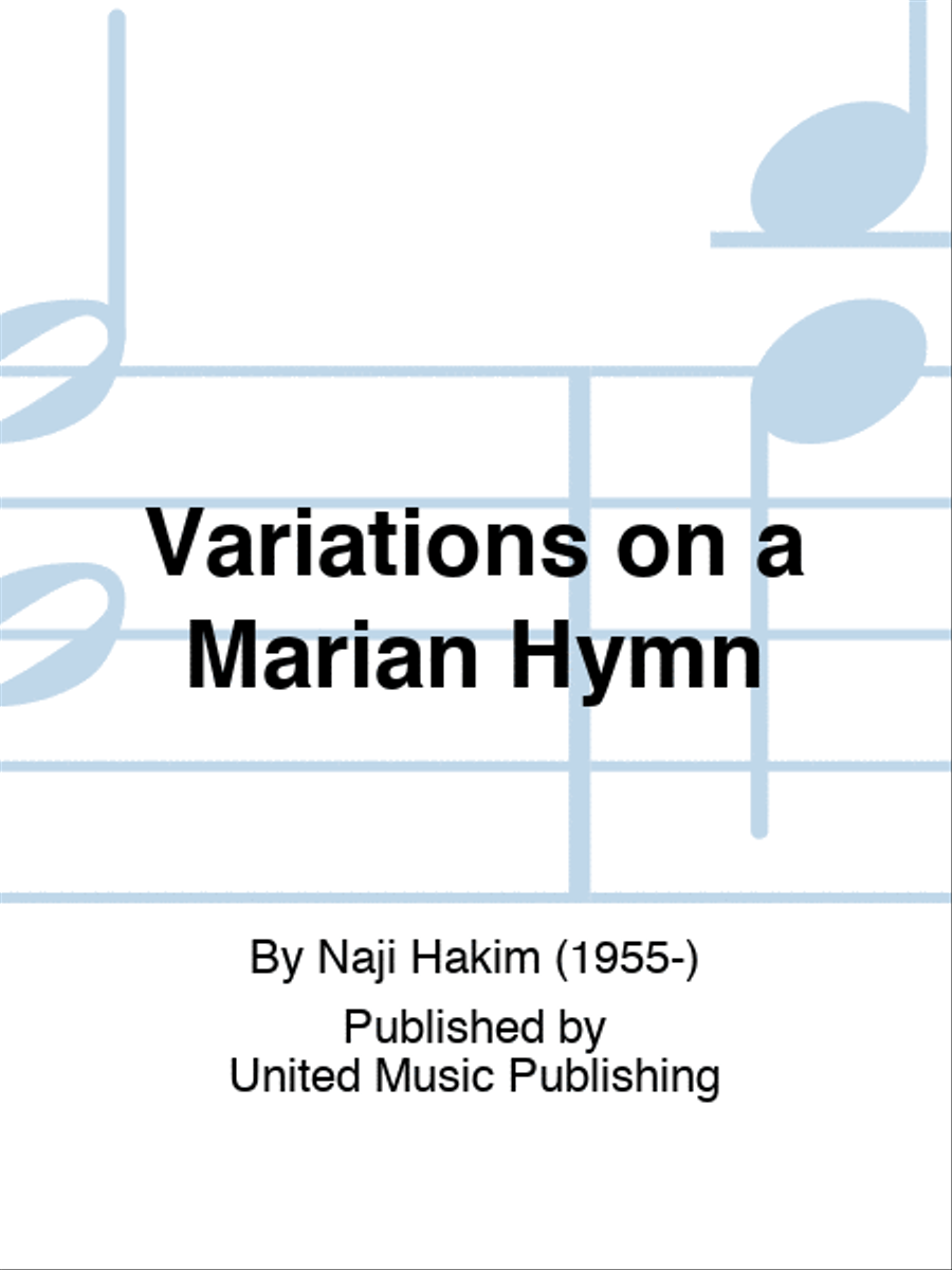 Variations on a Marian Hymn String Quartet scores gallery preview page 1