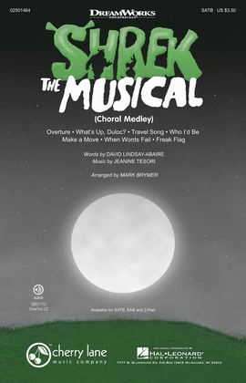 Book cover for Shrek: The Musical (Choral Medley)