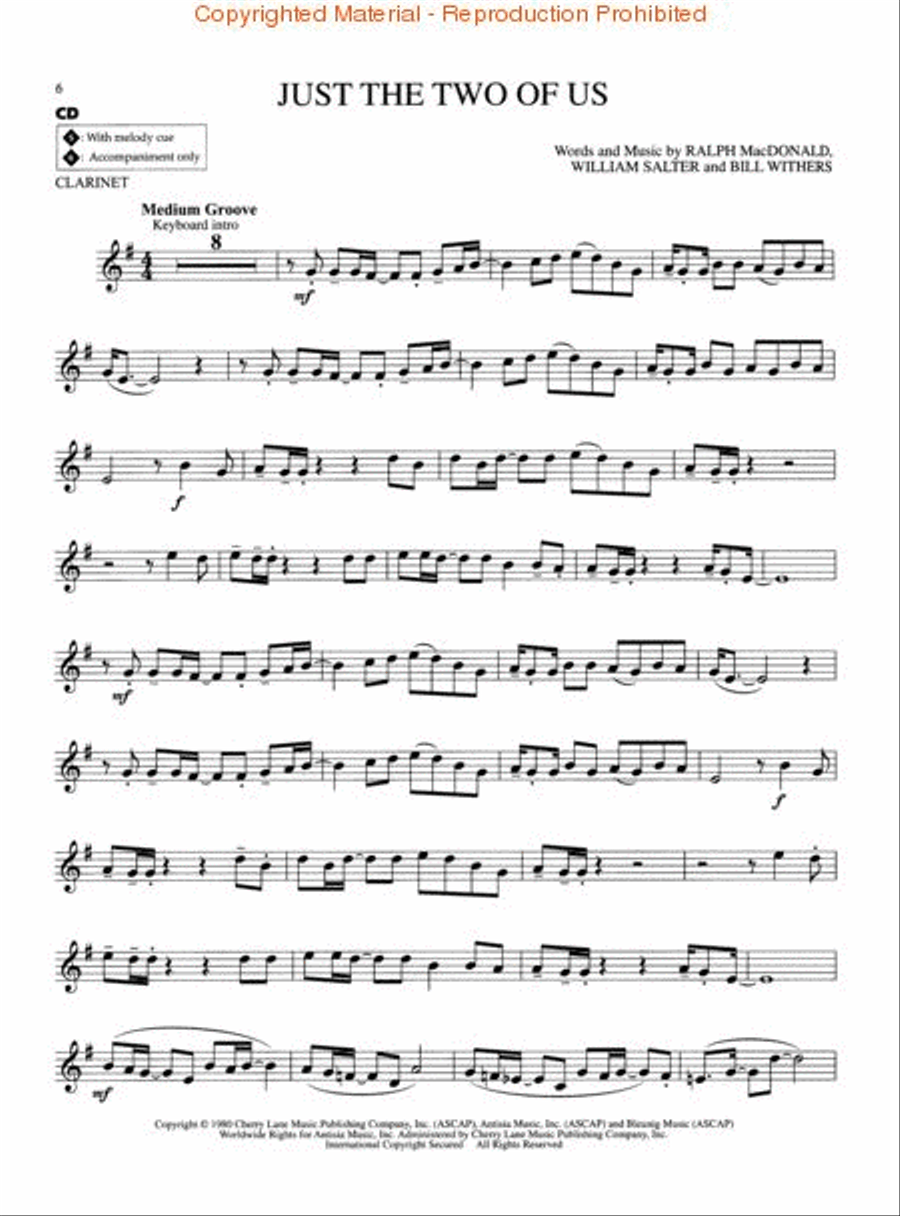 Smooth Jazz Clarinet Solo scores gallery preview page 3