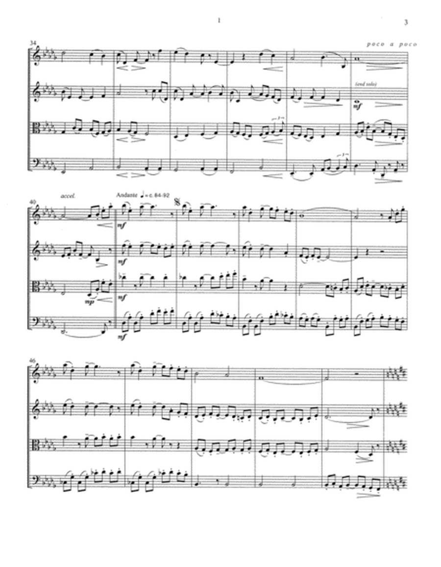 [Adams] String Quartet in D Flat
