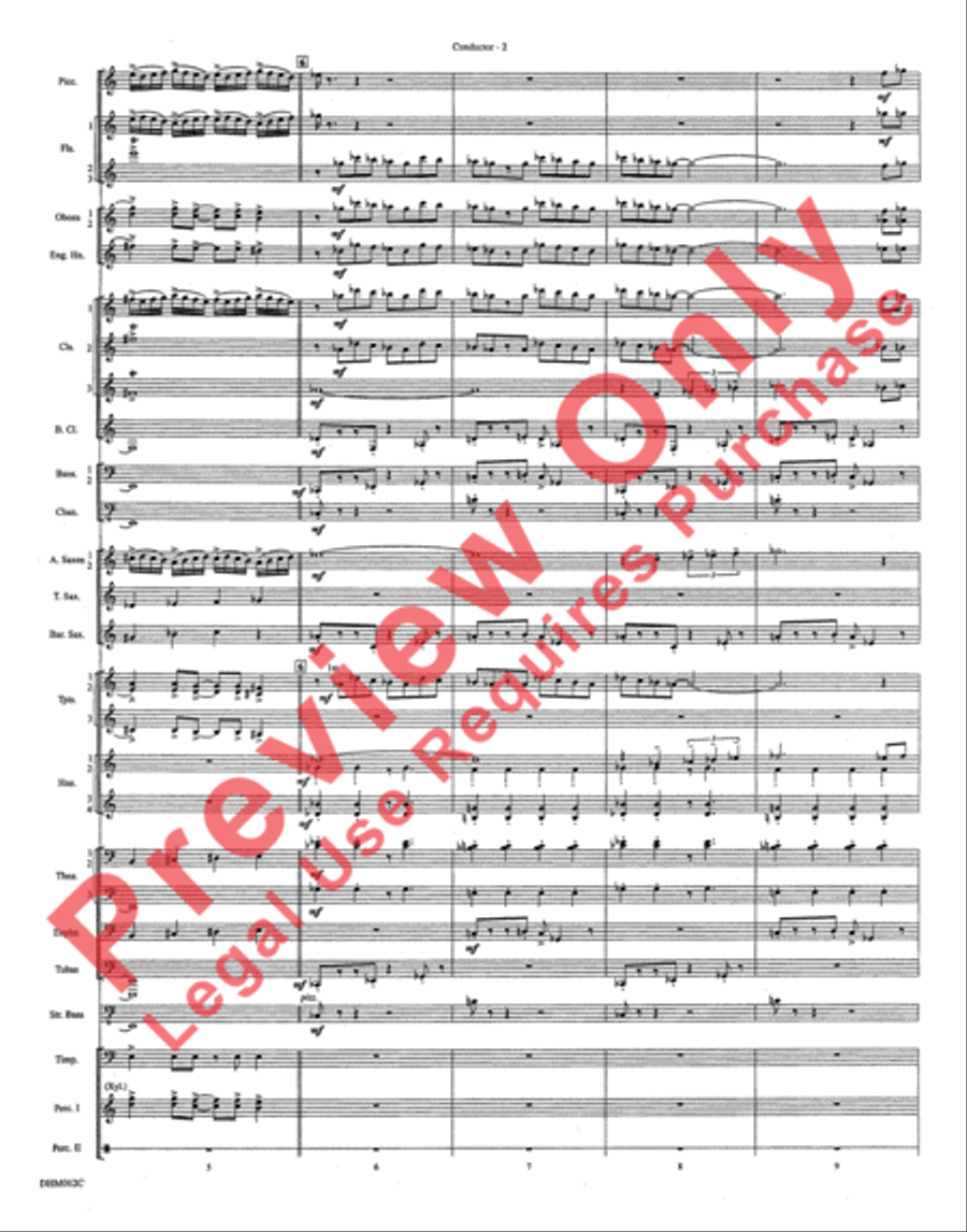Cuban Overture Cuban Overture Concert Band scores gallery preview page 9