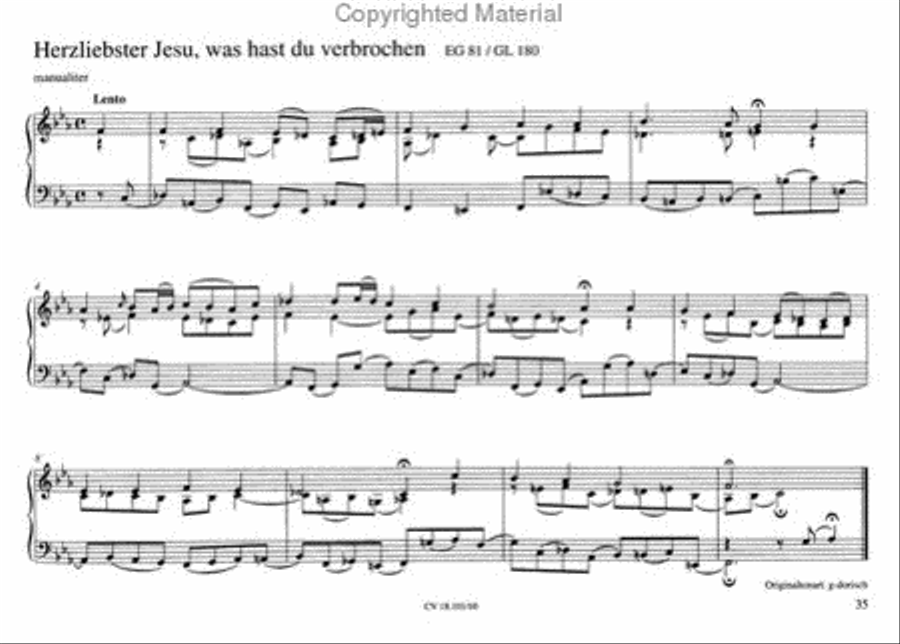 Oley: The Complete Chorale Preludes for Organ, vol. 1 (Chorale preludes based on melodies of the German Protestant and Catholic hymnbooks) Organ Solo scores gallery preview page 2