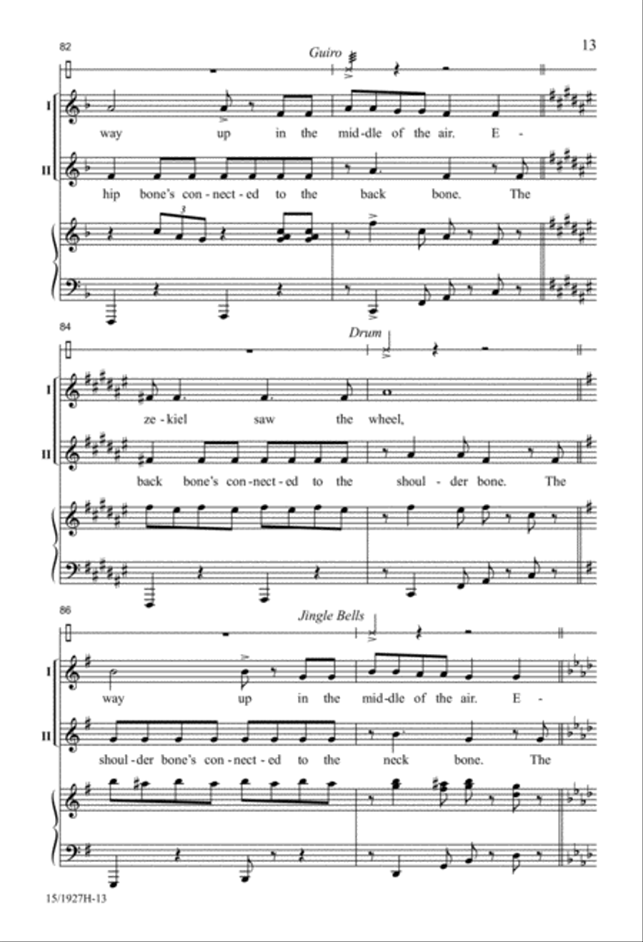 Ezekiel! 2-Part scores gallery preview page 12