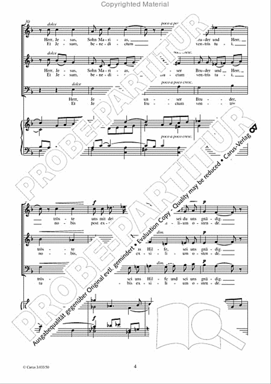 Gott, gib uns Frieden 3-Part scores gallery preview page 5