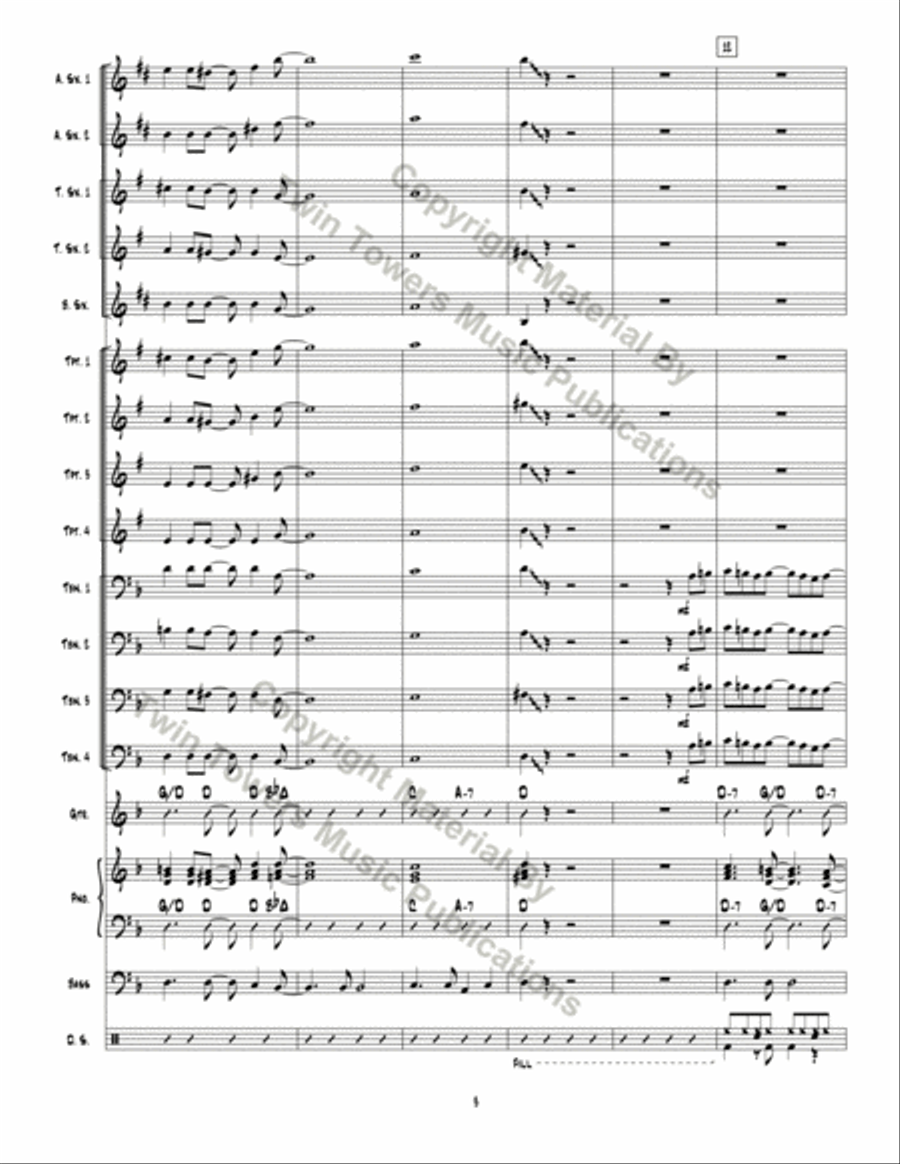 Table Time Table Time Jazz Ensemble scores gallery preview page 4