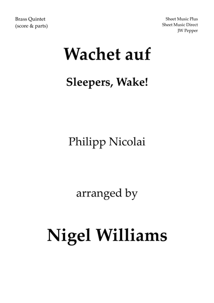 Wachet auf (Sleepers, Wake!) image number null
