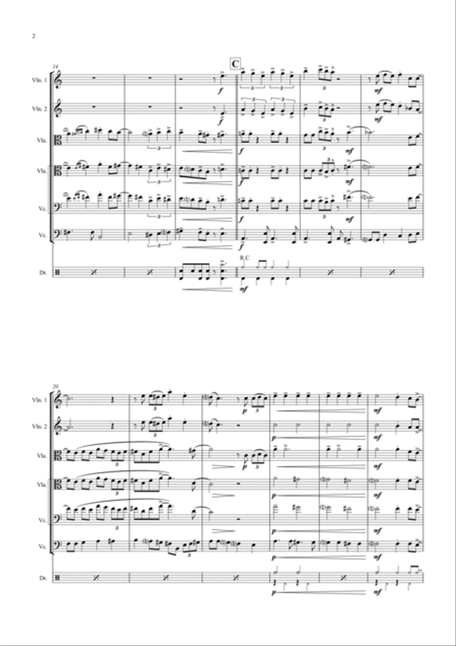 Michelle String Quintet scores gallery preview page 2