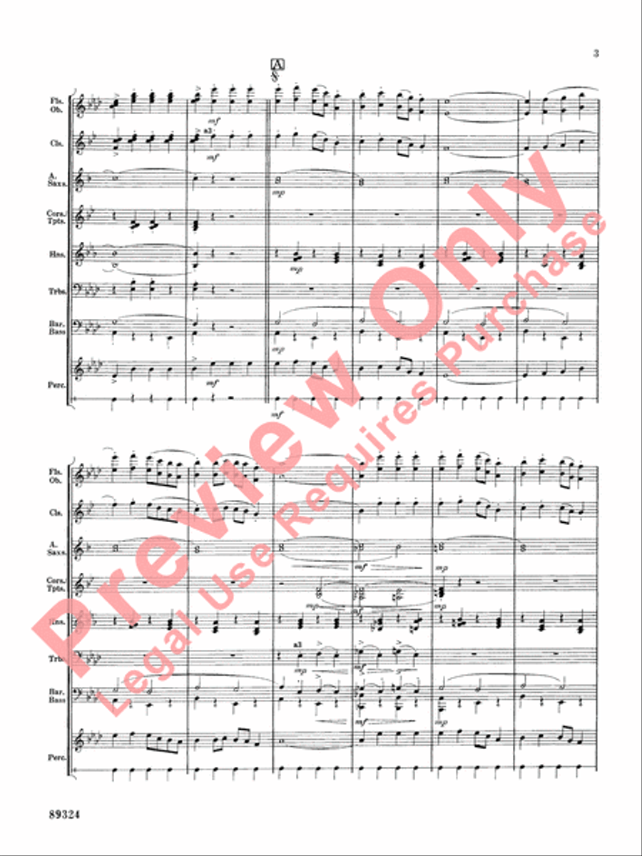 Sleigh Ride Sleigh Ride Concert Band scores gallery preview page 4