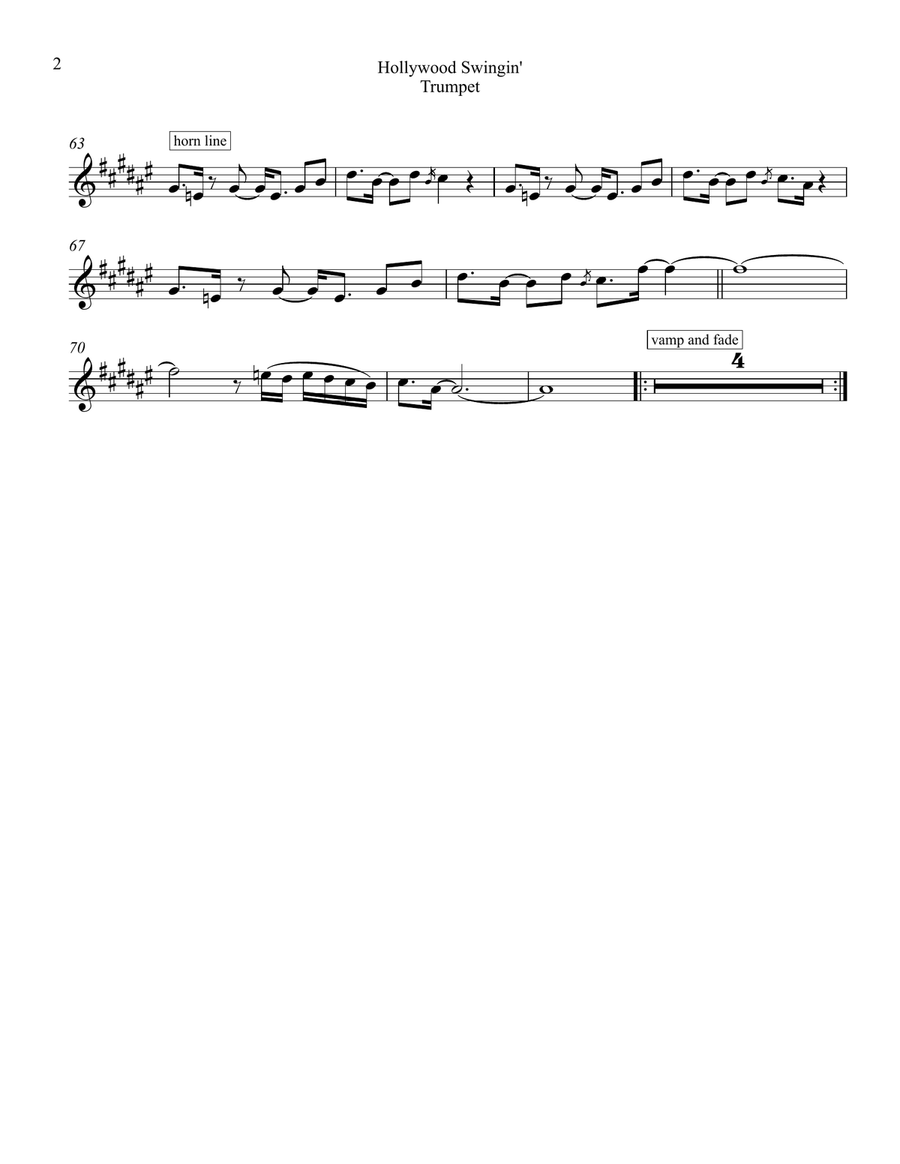 Hollywood Swingin' Small Ensemble scores gallery preview page 4