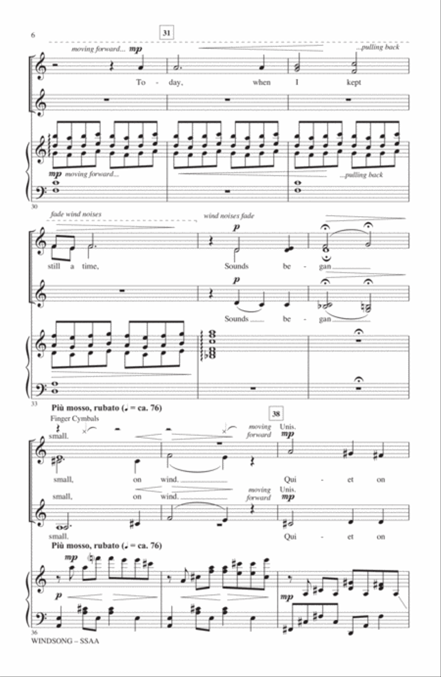 Windsong SSA scores gallery preview page 4